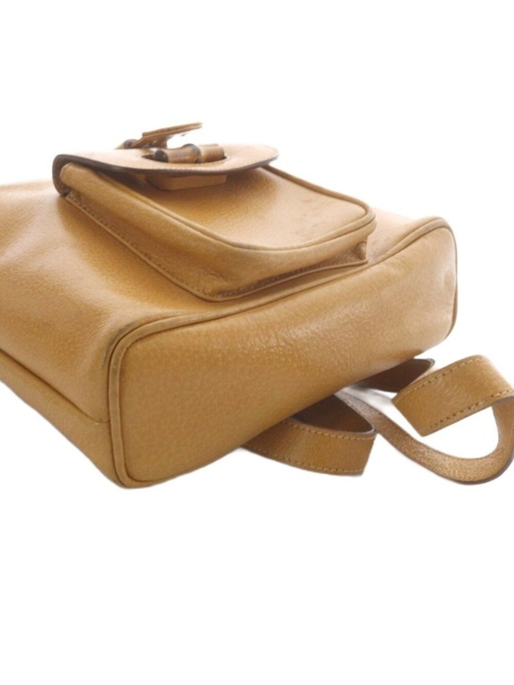 Gucci Bamboo Leather Backpack Brown - Picture 6 of 8